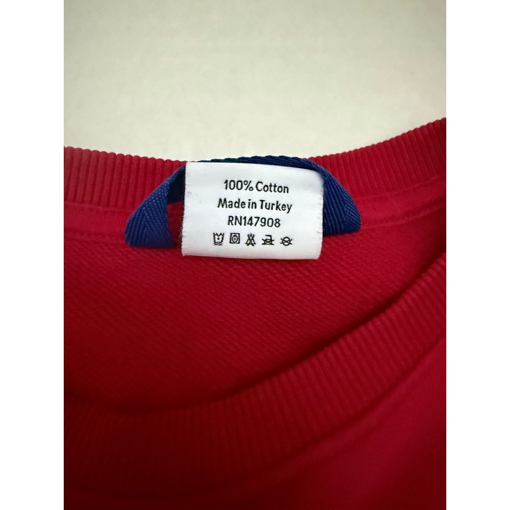 Outdoor Voices Doing Things Heart Graphic Sweatshirt Red Small - Picture 4 of 5